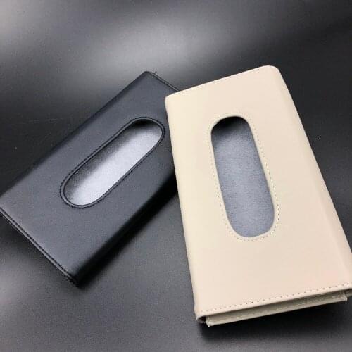 Car Sun visor Tissue Boxes Case For Ford Focus Fusion Escort Kuga Ecosport Fiesta Falcon Mondeo Taurus EVEREST