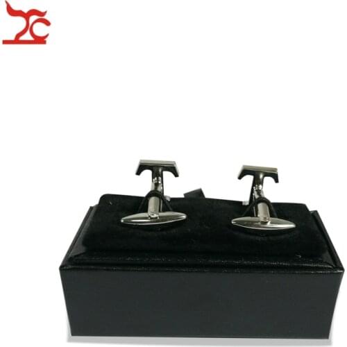 Quality Mens Cufflinks Package Casket Black Leather Cufflinks Jewelry Storage Organizer Gift Box Case Holder 8x4x3cm