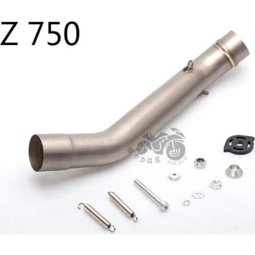 Modified Motorcycle Accessories Z750 Modified Exhaust Middle Link Pipe Z800 Modified Mid Section Z750 Exhaust Z800 Exhaust