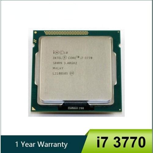 Intel Core I7 3770 3.4GHz SR0PK Quad-Core LGA 1155 CPU Processor