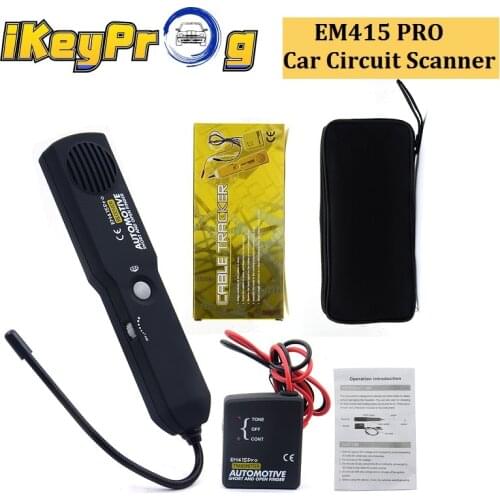 Car Circuit Scanner Digital Diagnostic Tool Car EM415pro Tracker Diagnose Tone Line Finder Open Wire Finder EM415 PRO 6-42V DC