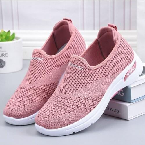 Spring Casual Womens Slip On Loafers Soft Breathable Flat Mesh Woman Tennis Shoes Ballerinas Ladies Luxury Sneakers Creepers