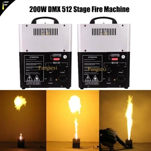 2unit*LOT Flame Columns Shoot Device DMX512 Flame Balls Machine Real Flash Fire Flame Creator Fire Throwing Equipment for Disco