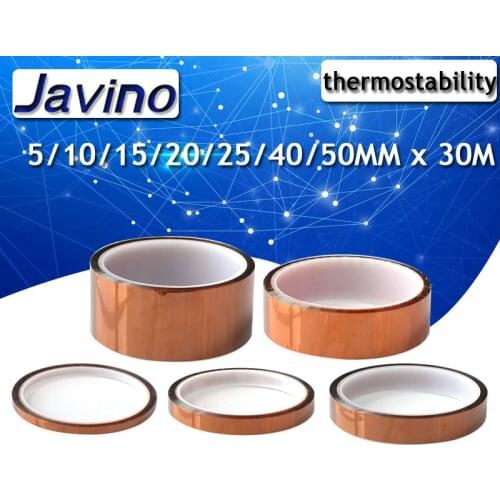 33M Length Heat Resistant Polyimide Tape High Temperature Adhesive Insulation Tape 5MM 10MM 15MM 20MM 50MM Width