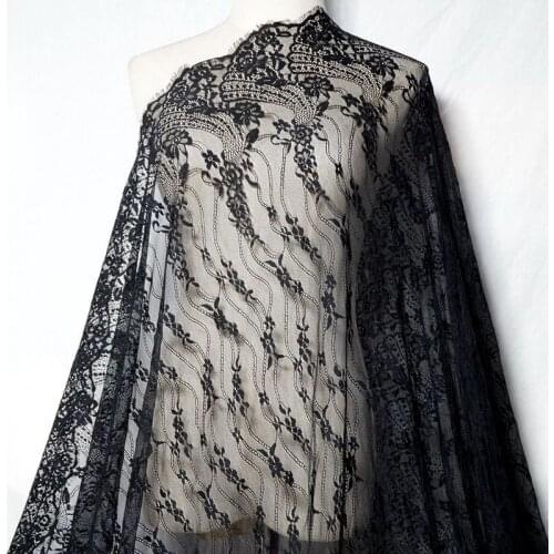 GLace 3M/Lot 100% Polyester Eyelash Lace Handmade DIY Clothing Accessories Dress Wedding Dress Curtain Material TX645