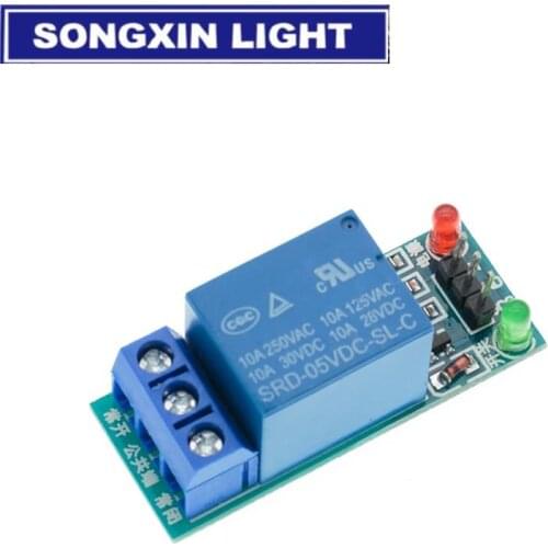 10pcs 1 Channel 5V Relay Module Low level for SCM Household Appliance Control