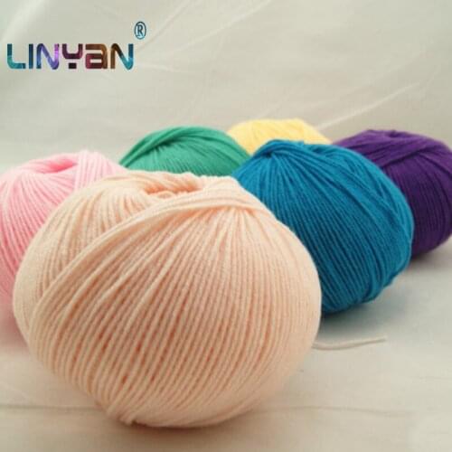 10ps compenzine cotton milk thread to knit Crochet line yarn for knitting needle Hand woven Yarn for Hand Knitting infant zl25