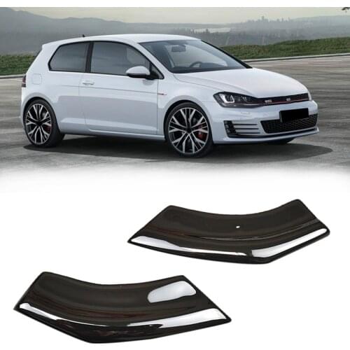 2Pcs Car Rear Bumper Spoiler Splitters Diffuser for Golf -POLO RLINE 18-19