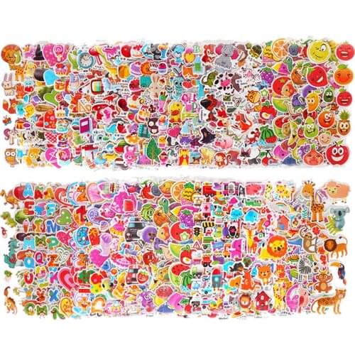 New 40/20/10 Pcs Cartoon Stickers 3D Characters Animals Princess Random Puffy Sticker For Girls Boys Festival Party Gifts