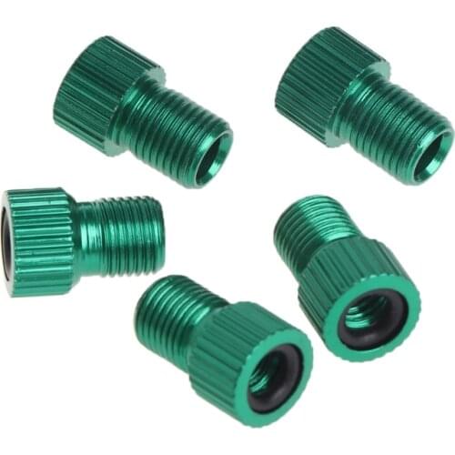5pcs Presta Schrader Bicycle Valve Adapter Air Pump Road Bike Tire Gas Tube Tool