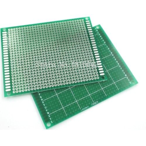 5PCS/Lot 7*9cm Single Side PCB Board Protoboard Breadboard Universal Board Glass Fiber Green PCB Circuit Board 7x9cm