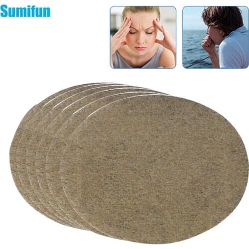 50Pcs Carsickness Sticker Car Motion Sickness Paste Relief Anti Headache Airsickness Seasickness Plaster Nausea Dizzy Patch