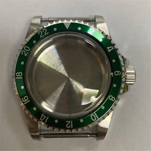 39.5MM Stainless Steel Watch Case for NH35 NH36 Mechanical Watch Movement Repair Part
