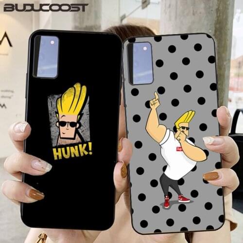 USAKPGRT Johnny Bravo Phone Case for Samsung S6 S7 edge S8 S9 S20 S21 S30plus ultra S21/S30 S10-5G lite 2020 S10E