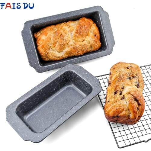 Carbon Steel Loaf Pan Toast Mold Metal Bakeware Nonstick Coating Baking Pan Bread Loaf Cake Mold For Baking
