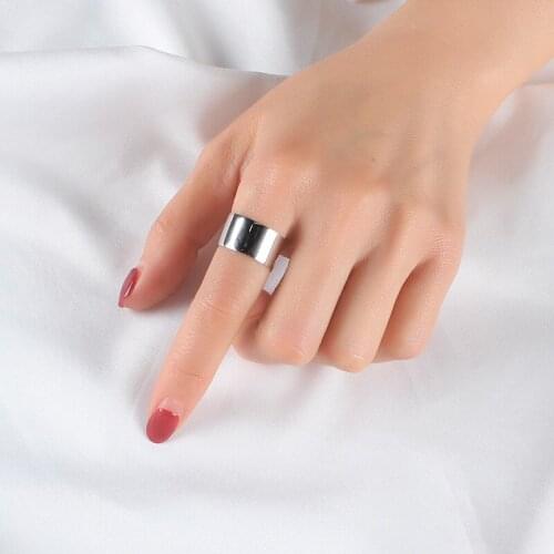 Bijoux Ladies New Round Rings for Women Gifts Vintage Large Adjustable Size Rings Luxury Jewelry