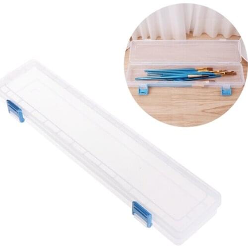 1Pc Brush Painting Pencils Storage Box Watercolor Pen Container Drawing Tools Bin