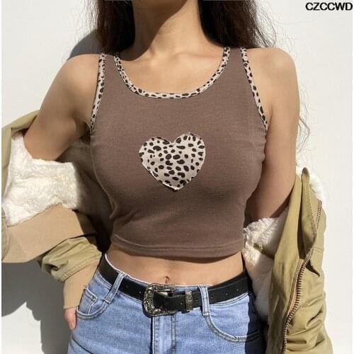 2021 Brown Tshirt Blouses Corset Sexy Cloth Goth Clothes Gothic Fashion E Girl Cute Y2k Crop Tops Aesthetic Clothes Vest Crop Za