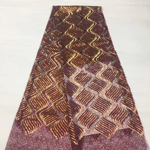 Sequin lace fabric 2021 high quality lace Nigeria lace fabric women dress African tulle lace fabric xx3728