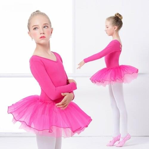 Sweet Rose Ballet Leotard For Kids V-neck Ballet Tutu Dance Dress Leotard For Girls Yoga Artistic Gymnastics Use For Bailarina