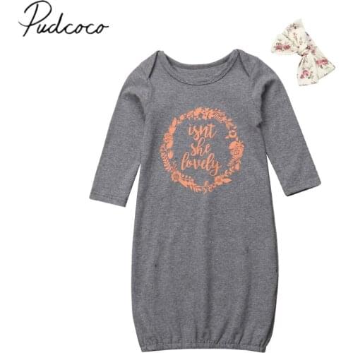 2018 Brand New Newborn Baby Boy Girl Swaddles Long Sleeve Blanket Sleeping Bag Bedding Sleepwear+Headband 2Pcs Receving Blankets