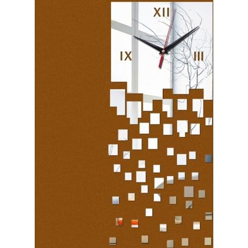 New acrylic diy 3d wall clock watches quartz reloj de modern design stickers sticker large decorative living room europe