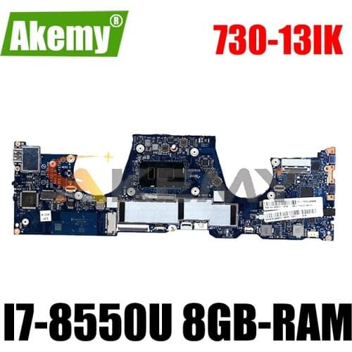 For Lenovo Yoga 730-13IKB laptop motherboard DLZP3 LA-F571P W/ CPU i7-8550U 8GB-RAM tested FRU 5B20Q95842 Mainboard