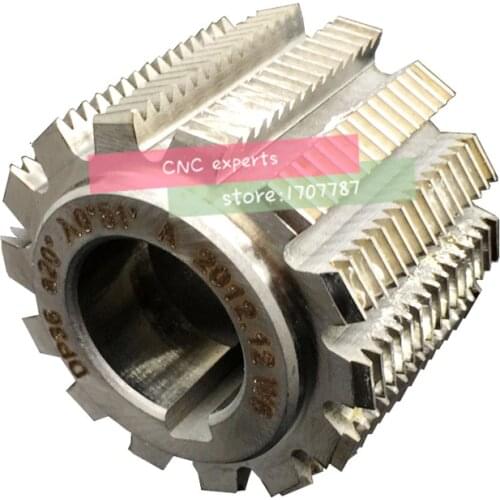 1PCS DP8/DP9/DP10/DP11/DP12/DP14/DP16/DP18/DP20/DP22/DP24 PA20 degrees HSS Gear hob Gear cutting tools Free shipping