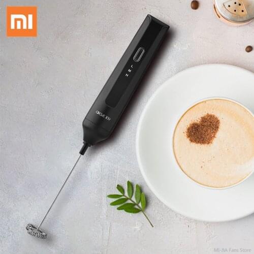 Xiaomi URALLIFE Circle Joy Milk Drink Coffee Hand Whisk Mixer Automatic Hand-held Mixing Pen 3 Mode Electric Egg Beater Frother