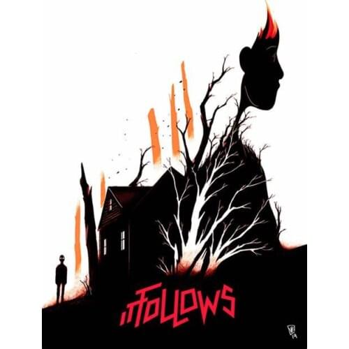 More Style Choose It Follows Movie Film Print Silk Poster Home Wall Decor 24x36inch