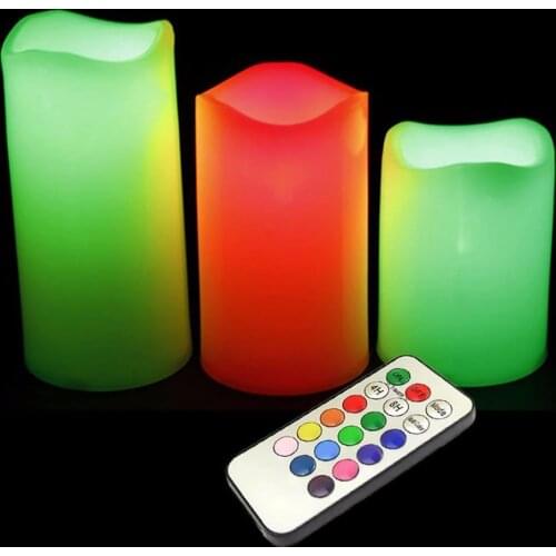 Paraffin wax Coated Operated Led Candle (3 Pcs)