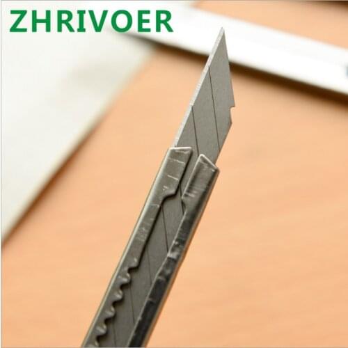 1pcs Small portable art knife stainless steel tool knife metal office stationery paper cutter film blade