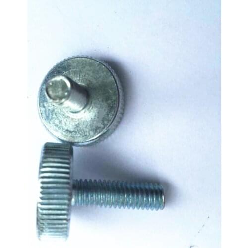 10Pcs M3 M4 M5 Knurling Flat Head Knurled Thumb Screw Hand Tighten Computer Screws
