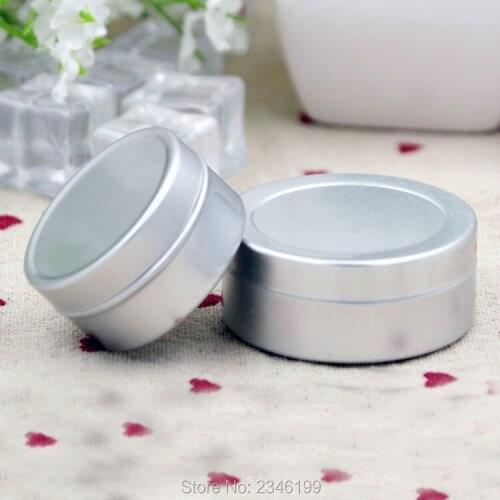 10g20g 100pcs/lot Empty Cosmetic Cream Aluminum Jar, Aluminum Lip Balm Container, DIY Facial Cream Container, Empty Ointment Box