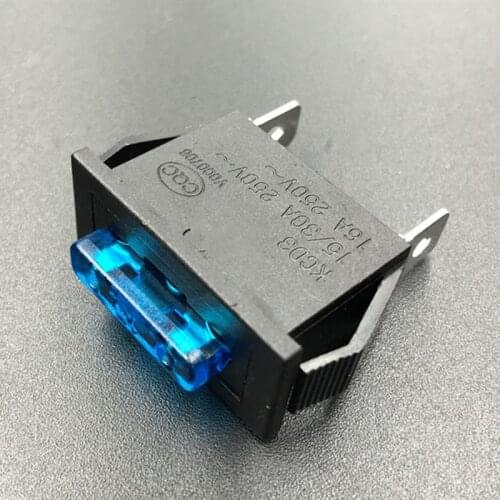 2Pcs/5pcs 15/30A 250v 16A KCD3 2pin Medium Automotive fuse holder Soldering board insurance seat