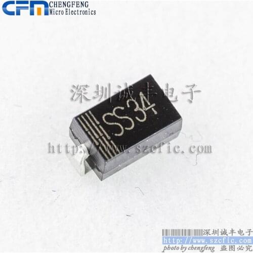 30pieces SS34 1N5822 IN5822 SMA