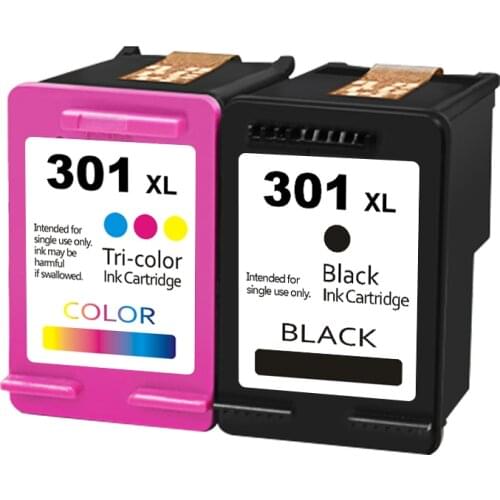 301 301XL Ink Cartridges Compatible for HP 301 301XL Printer Cartridges for HP DeskJet 1050 2050 3050 2150 1510 2540 Printer