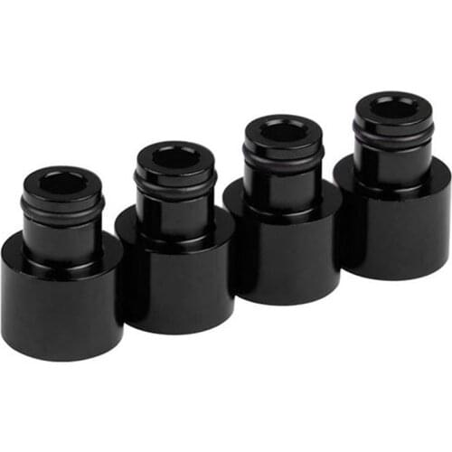 4Pcs Durable Fuel Injector Adapters Accessories Top Cap Extenders Sealing Car Auto Tool Aluminum Alloy For B16 B18 D16Z D16Y