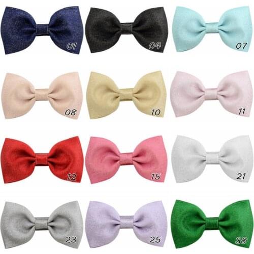 48 pcs/lot, 2.75" Girls Boutique Hair Bow Clips 12 colors