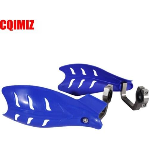 7/8" 22mm Motorcycle Hand Guard Dirtbike MX Wind Hole Handlebar Hand Brush Blue For Kawasaki Honda ATV Dirt Bike