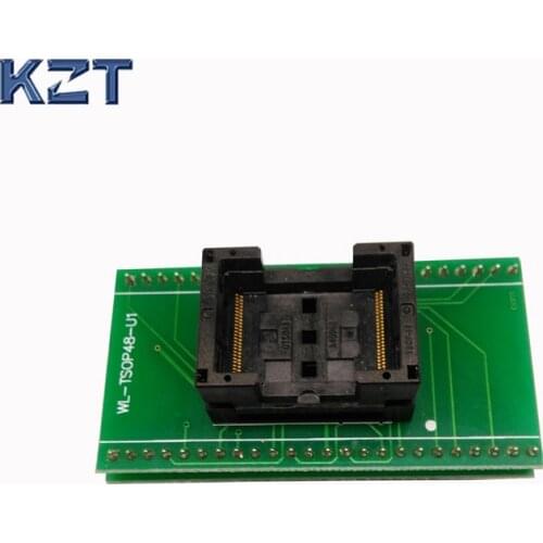 ANDK Standard TSOP48-0.5 Open Top Programming Socket IC354-0482-031/035 IC Test Socket Flash Programmer Adapter SMT Test socket