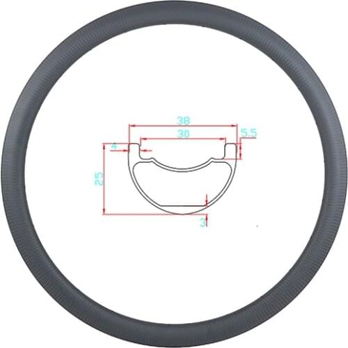 SPEEDSAFE NEW 24 inch 38mm width 25mm depth disc tubeless carbon Rim 24er 20H 24H 28H 32H dog racing bicycle wheel