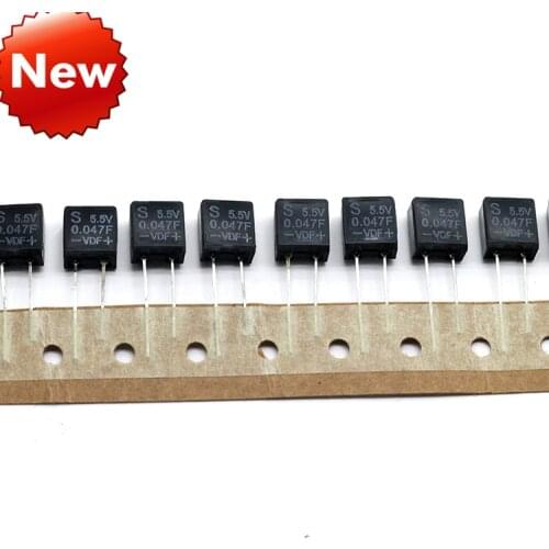 Free shipping Super capacitor farad capacitor 5.5V 0.047F that 40,007 one thousand microfarads DA5R5473AF