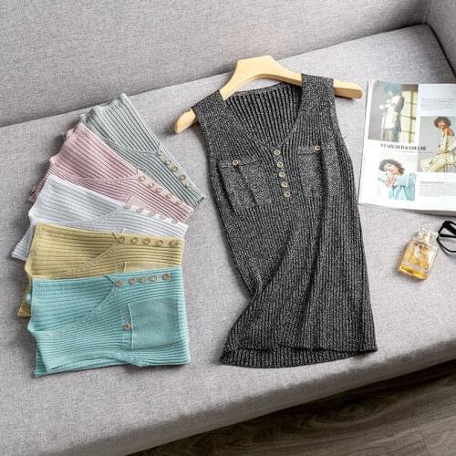 Ice silk camisole women inner wear spring and summer new style outer wear thin bright silk sleeveless bottoming shirt cropped