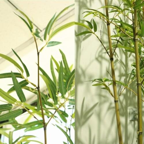 Ly Imitation Bamboo Interior Decoration Fake Bamboo Partition Screens Wall-Blocking Landscaping Bamboo Bonsai Encryption