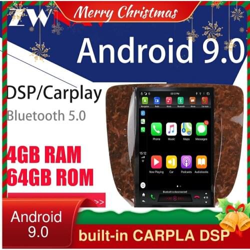 For Chevrolet Silverado Suburban Avalanche GMC Sierra Yukon Car Radio GPS Navigation PX6 CARPLAY Android 9.0 12.1"