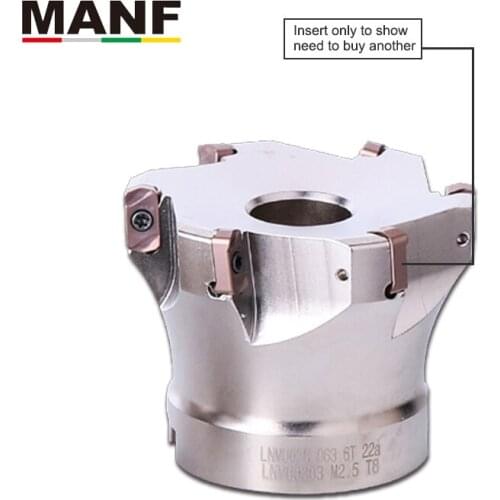 MANF EXN03R LNMU03R 40mm 50mm 63mm 80mm 100mm Milling cutter face milling cutter head for insert LNMU0303ZER tools cnc mill