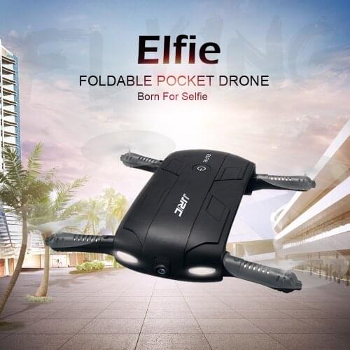 JJRC H37 EIfie 2.4G 6Axis Headless Mode Self-timer WIFI real-time transmission Foldable RC Quadcopter With 0.3MP Camera RTF