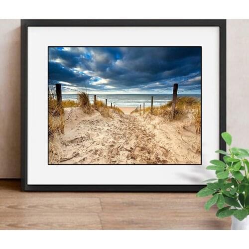 Paint With Diamonds Painting Full Square Landscape Cross Stitch Beach Picture Of Rhinestone Mosaic Seaside Decor Home