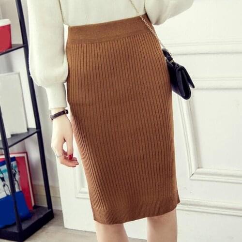 Трикотажные юбки-карандаши Luvsecmin China At AliExpress